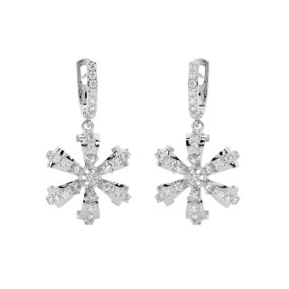 Mauty Round Diamond Earrings